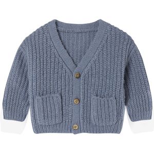 Vertbaudet - Babyvestje - V-hals - Grof Gebreide Stof