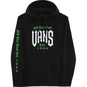 Vans - Heren Hoodies Eyes In The Dark Hoodie Black - Zwart - Maat M