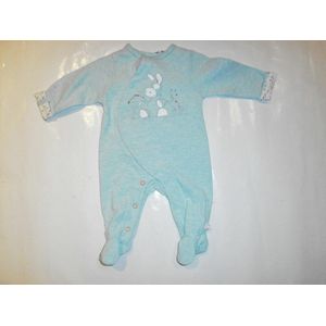 Noukie'z - Pyjama - 6 maand 68cm - Uni - Groen - Katoen