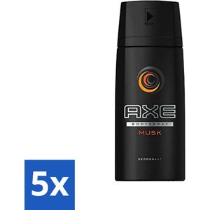 5 x Axe - Deodorant Bodyspray - Musk - 150 ml -