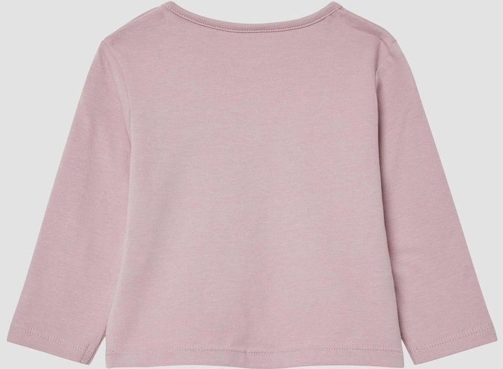 T-shirt - Zacht Jersey - Lange Mouwen - Ronde Hals - Glitterprint