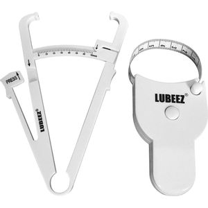 Vetpercentagemeter en Meetlint Lichaam / Huidplooimeter en Omtrekmeter / LUBEEZ