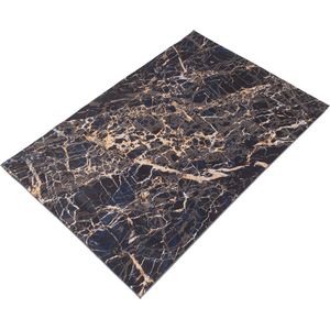 Vloerkleed Zwart Goud | Marmer | Xenophon - 220 x 160 cm