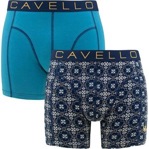 Cavello heren 2P boxers print blauw II