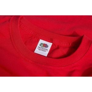 Fruit of the Loom T-Shirt met ronde hals wit maat M