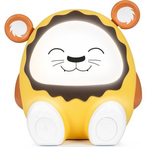 Bigben - Hi Buddies! - Bluetooth Speaker - King de Leeuw - Met Nachtlamp