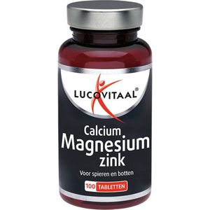 Lucovitaal Calcium Magnesium Zink Voedingssupplement - 100 tabletten