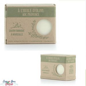 3x Savon de marseille AOP Provence olijfolie - palmolievrij, parfumvrij, conserveermiddelvrij, kleurstofvrij, EDTA-vrij (chemische stabilisator), siliconenvrij, parabenenvrij!