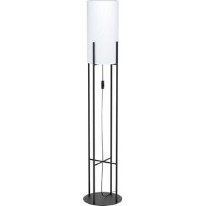EGLO Glastonbury Vloerlamp - 1 lichts - Ø24 cm - E27 - Zwart