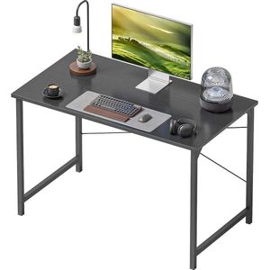 Computerbureau 100 cm (40 inch) thuiskantoor laptopbureau bureau modern eenvoudige stijl zwart