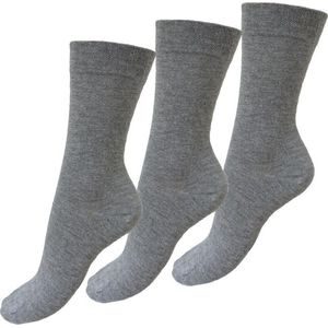 Lumberjax Bamboe Sokken 3 paar - Grijs - Maat 39/42