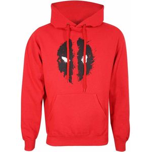 Deadpool Mask Splatter Trui met capuchon rood S