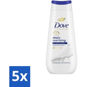 Dove Douchecrème - Deeply Nourishing - 225 ml - Bulkverpakking - 5 stuks
