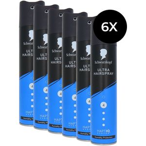 Schwarzkopf Ultra Hairspray - 6 x 250 ml