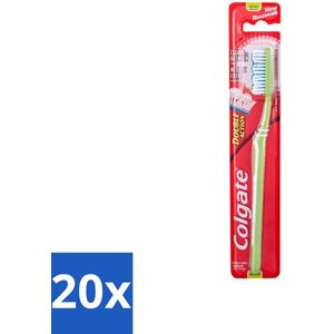 Colgate - Tandenborstel - Double Action Medium - 1 Tandenborstel - Bulkverpakking - 20 stuks