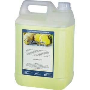 Body & Hair Fresh Ginger 5 Liter - navulling - 2 in 1 voor lichaam en haar.