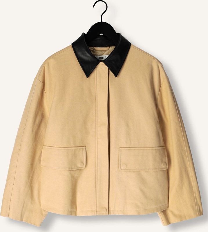 EDITED Sina Jacket Jassen Dames - Zomerjas - Beige - Maat 34