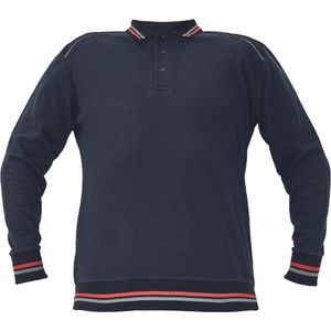 Cerva KNOXFIELD polo sweatshirt 03060066 - Rood/Antraciet - XL