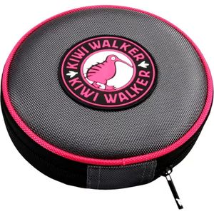 Kiwi Walker - Voer En Drinkbak - Slow Feeder - Hond - Voor Onderweg - Fuchsia - 2x 350ML