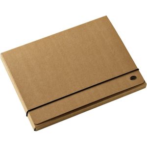 Elastobox Multo Kraft Line - voor A4 papier - 3 kleppen - 850gr karton bruin