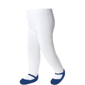 Baby meisje maillot leggings-maat 6-12 maanden-donker blauw-anti-slip zooltjes-katoen