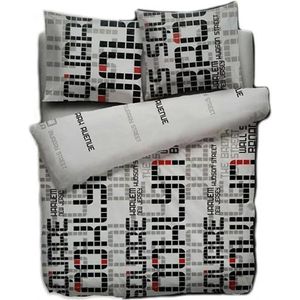 Face2Face Maddison Dekbedovertrek - Litsjumeaux - 240x200/220 cm - White