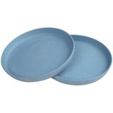 Mums - Ontbijtbord - Blauw - Ø19 cm - Set van 2