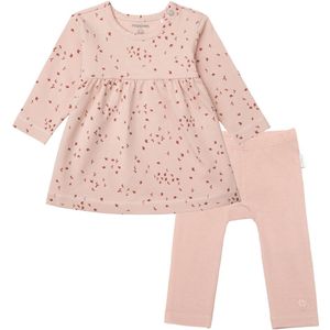 Noppies - Kledingset - 2 delig - Jurk Nisib Rose Smoke - Legging Oatmeal - Maat 68