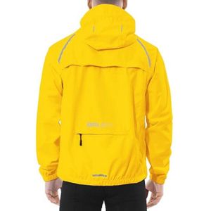 Heren Fietsen Regenjack Windbreaker Waterdicht Lichtgewicht Reflecterend voor Running en Biking