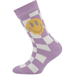 Ewers - Smiley - Sokken - Roze - Geblokt