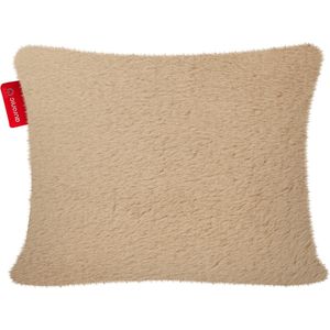 Auronic Warmtekussen - Pluche- 45x60 - Draadloos - Oplaadbaar - Elektrisch kussen - Infrarood - Taupe
