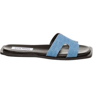 Steve Madden - Sofia Slipper - Denim - Comfortabel Voetbed