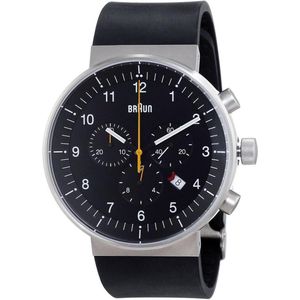 Braun prestige chronograph BN0095BKSLBKG Man Quartz horloge