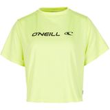 O'neill - Rutile - Cropped T-shirt - Geel - Korte Mouwen