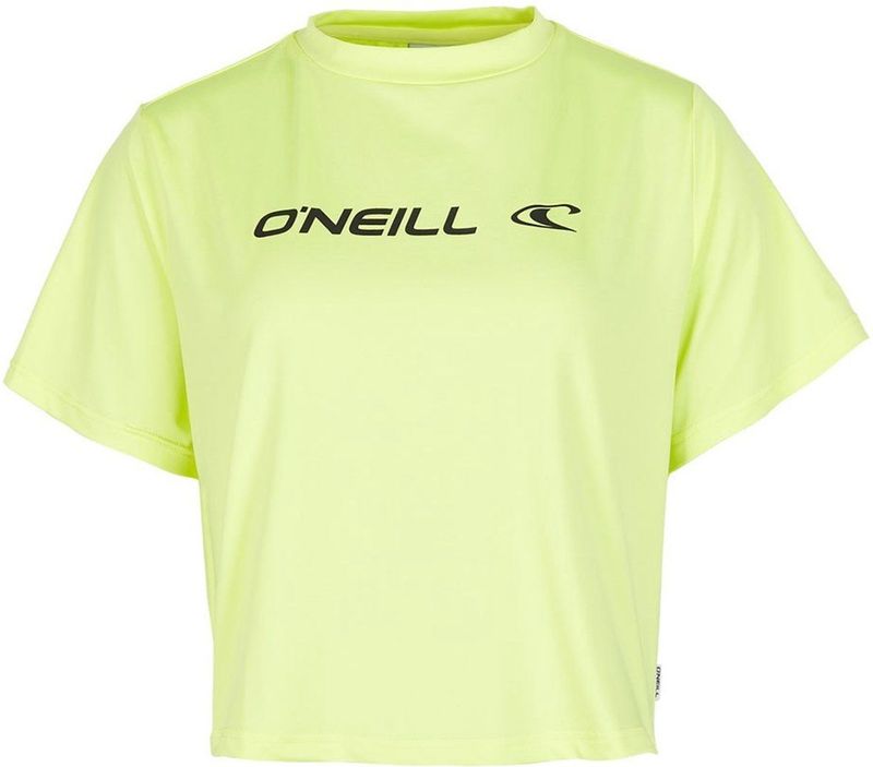 O'neill - Rutile - Cropped T-shirt - Geel - Korte Mouwen