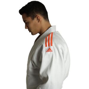 Adidas Judopak J350 Club Wit/Oranje 110cm