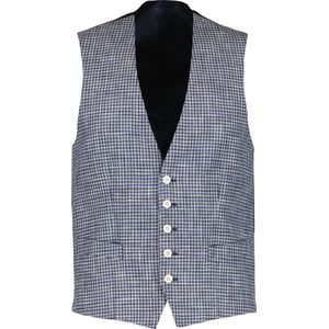 Jac Hensen Premium Gilet - Slim Fit - Blauw - 48