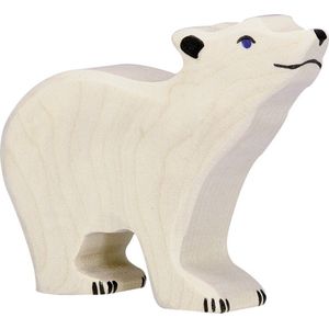 Holztiger - Houten Dieren - Ijsbeer klein 10 cm