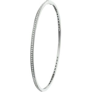 Huiscollectie Bangle Witgoud Diamant 0.44ct H SI Scharnier 2 X 60 mm