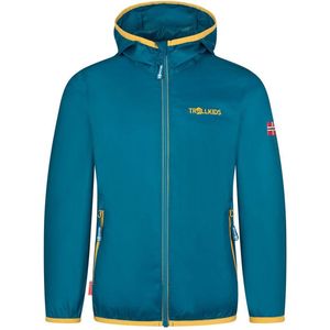 Trollkids - Trolltunga Jacket - Regenjas - Blauw - Waterdicht