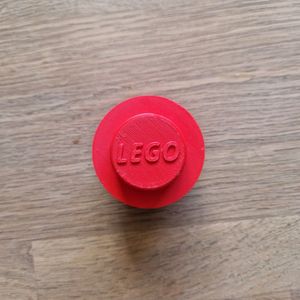 Lego geinspireerde kapstok - Wandkapstok - kinderkamer - kapstok - rood - babykamer - kraamcadeau jongen - kraamcadeau meisje - kleine cadeautjes - cadeau - kado - kinderkapstok haakje - decoratie - decoratie slaapkamer - Lego