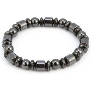 Zwarte Stenen Armband voor Gewichtsverlies en Gezondheidszorg | Magnetische Therapie-Armband met Ultra-Sterke Magneten | Voor Mannen en Vrouwen