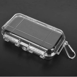 Outdoor Opbergdoos - Vochtbestendige Verzegelde Schokbestendige Container - Waterdichte Opbergdoos voor Micro-elektronische Beschermende Apparatuur (Transparant, Large) .