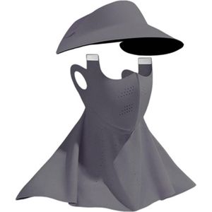 Thelau - Volgelaatsmasker voor hals, ademende nekbescherming, uv-bescherming, multifunctionele gezichtsafdekking voor outdoorsporten, Rood