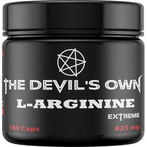 The Devil's Own | L-arginine | 180 capsules á 825mg 90 servings | Pre-workout | Intra-workout | Aminozuren | Nutriworld