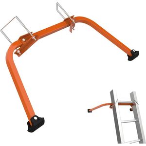 Ladder dakhaakset - accessoires dakgoot dakladder - stalen hanger stabilisator - oranje Ladder Feet