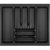 Orga-Box VIII - Bestekbak - Lavagrijs - 511 x 480 mm - Voor Keukenkasten van 60 cm