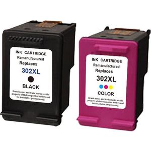 HP 302 XL inktcartridge (met chip) / Multipack (huismerk)