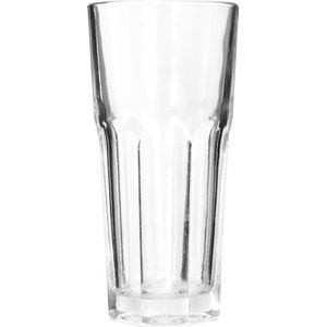 4x Longdrinkglazen/waterdrinkglazen - 280 ml - 4-delig - drinkglazen/frisdrankglazen