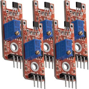 AZDelivery 5 x KY-024 Lineaire Magneetzalen Sensor compatibel met Arduino